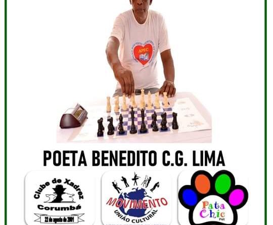 Abertura do Luz na Cultura Corumbaense homenageia Poeta Benedito C.G. Lima neste sábado dia 04 de maio